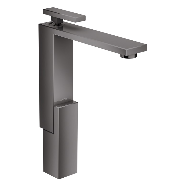 Axor Edge 1-Hole Faucet 280 in Polished Black Chrome, 1.2 gpm