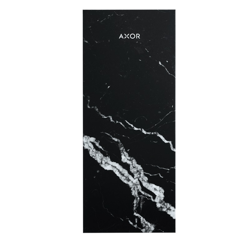 AXOR MyEdition Plate 200 in Marble Nero Marquina