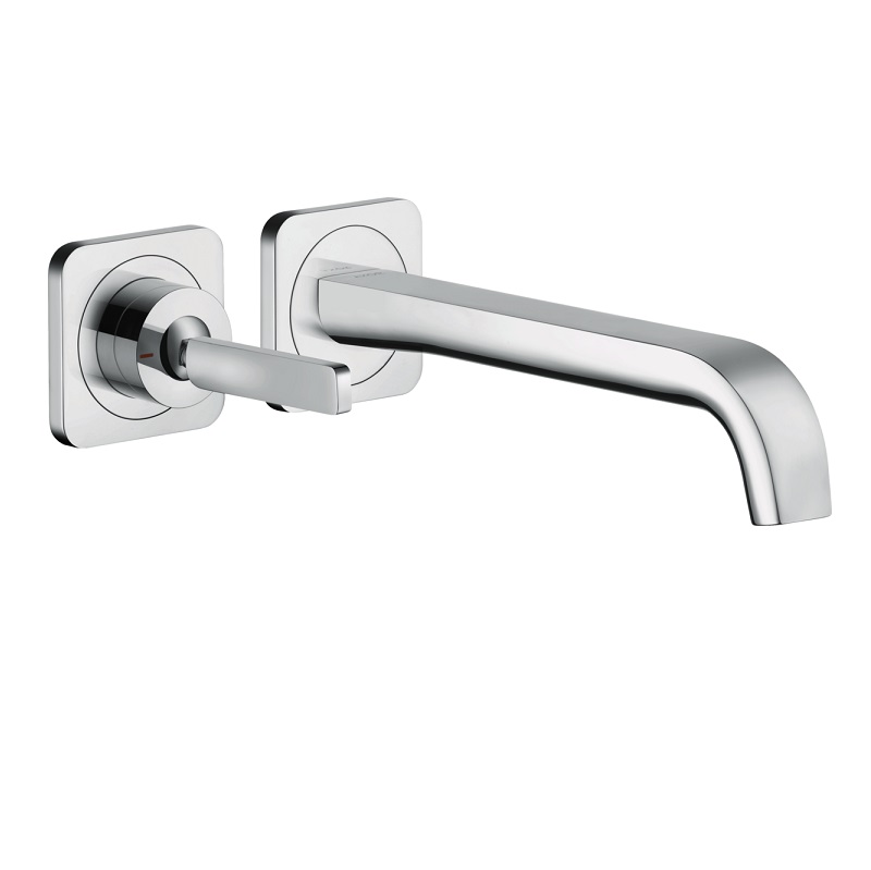 Axor Citterio E Wall Mnt 1-Handle Faucet Trim in Chrome, 1.2 gpm