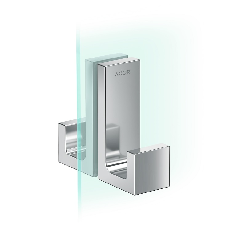 AXOR Universal Rectangular Shower Door Handle in Chrome