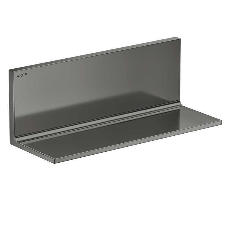Axor Universal Rectangular 12" Shelf in Polished Black Chrome