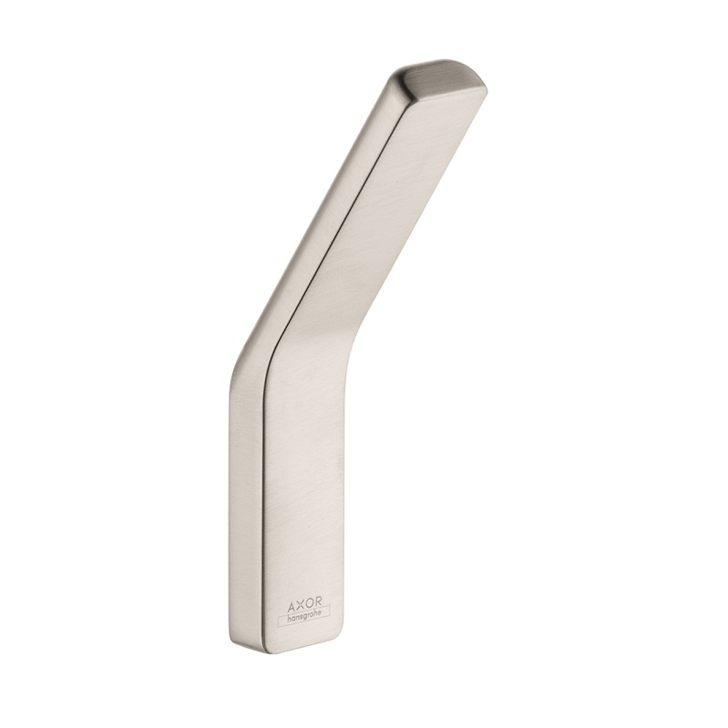 AXOR Universal Softsquare Hook in Brushed Nickel