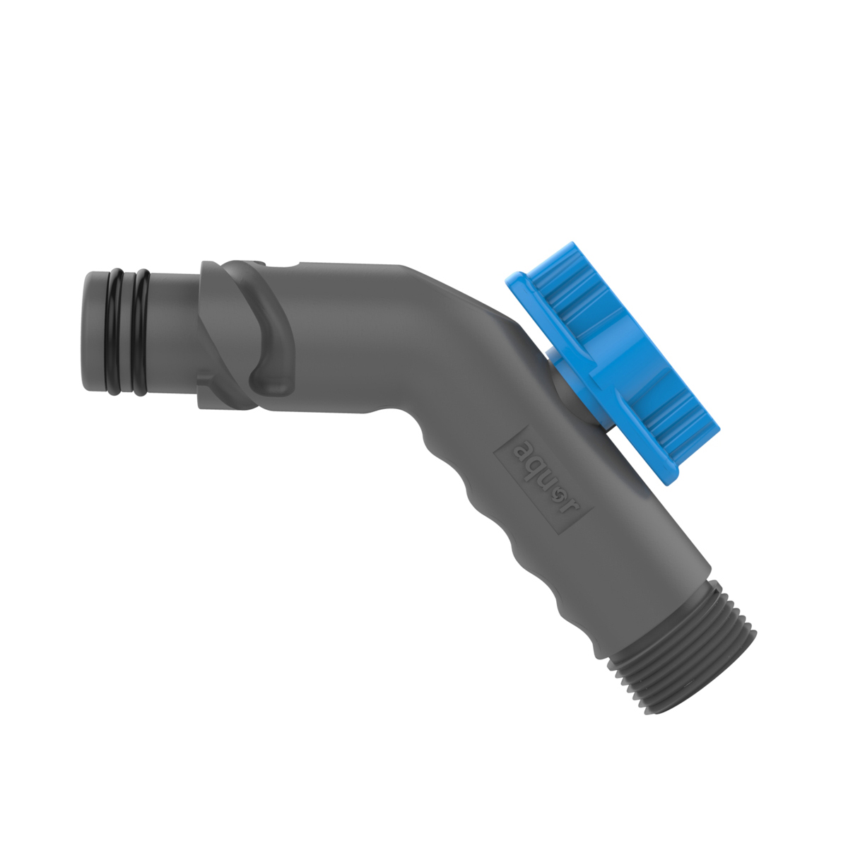 CONNECTOR 3/4 CN-F SLATE GRY REMOVABLE FAUCET W/FLOW CONTROL