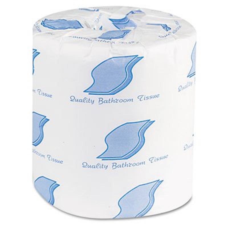 Toilet Tissue 2-Ply White 500 Sheets per Roll 96 Rolls per Case