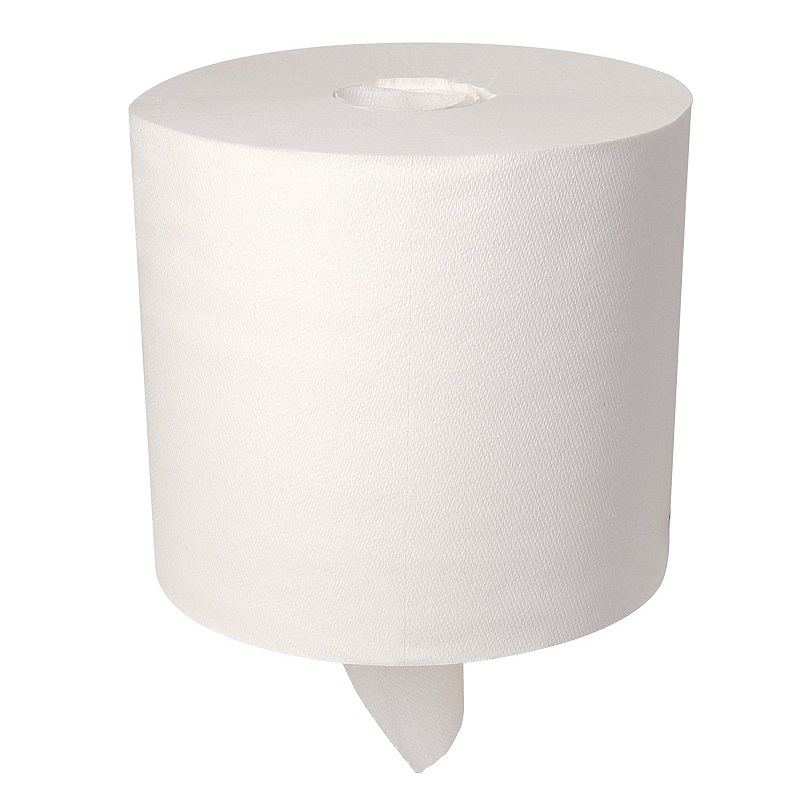 Towel 1-Ply 7" WideX15" Diameter Roll White Capacity 
