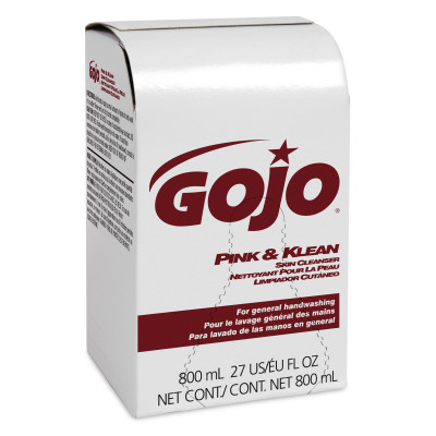 GOJO Pink & Klean 800 mL Refill Skin Cleanser Soap