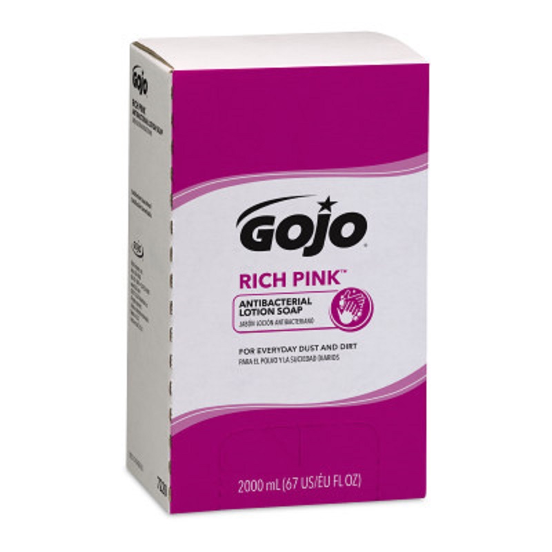 GOJO RICH PINK Antibacterial Lotion Soap Refill
