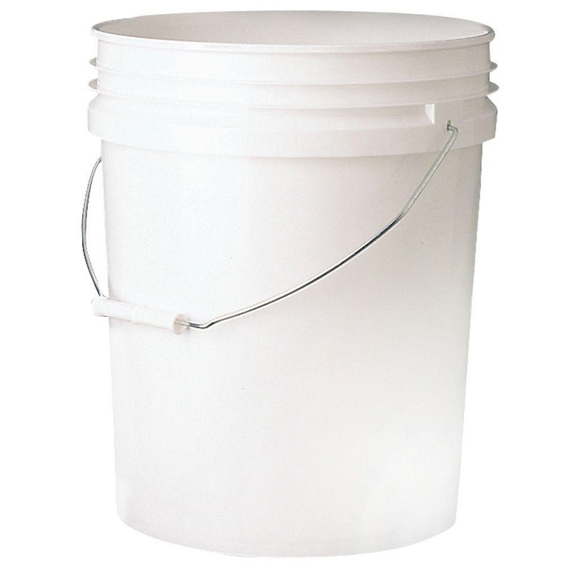 Pail 5 Gal without Lid White 