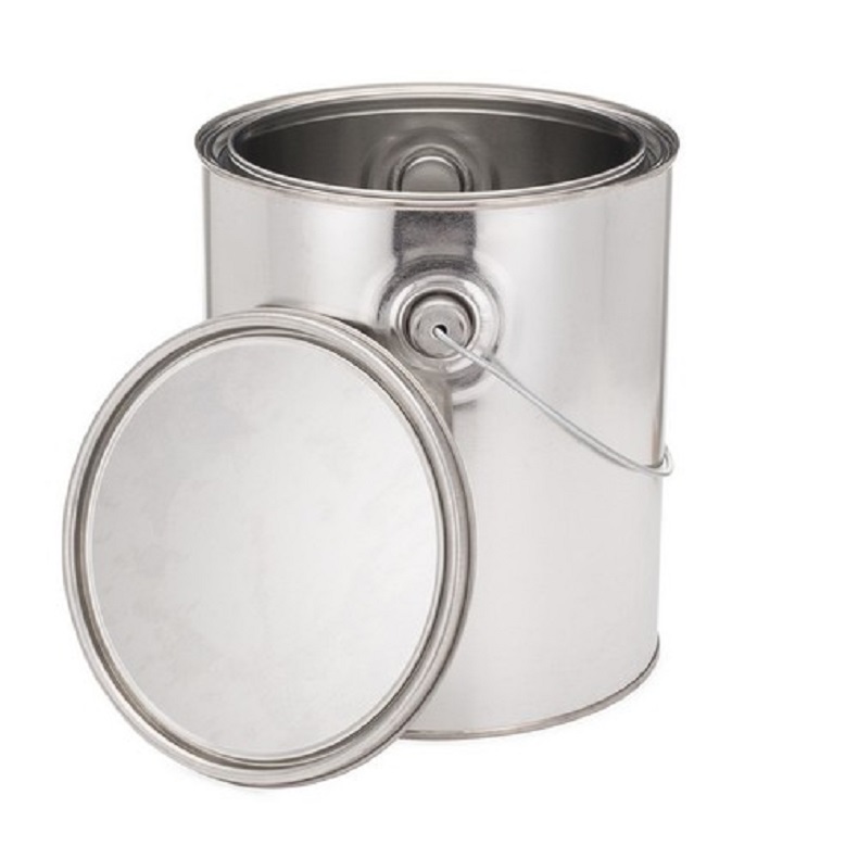 Can (Empty) 1 Gal Paint Metal Unlined with Lid & Handle 