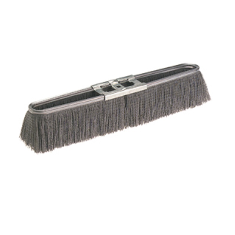 Strip Floor Broom 18" Gray Crimped Synthetic Medium