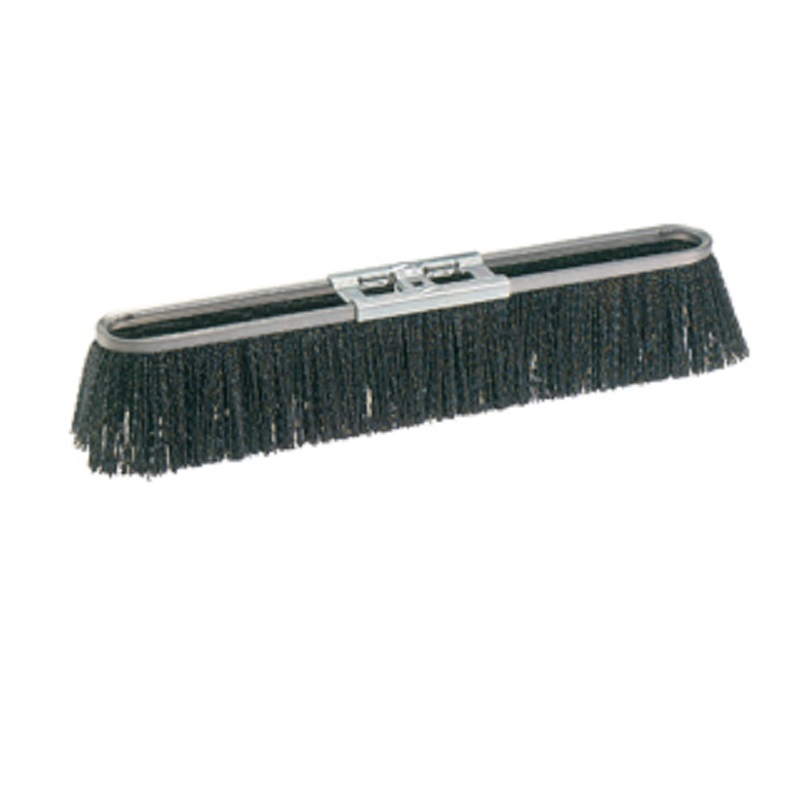 Strip Floor Broom 18" Black Crimped Synthetic Coarse