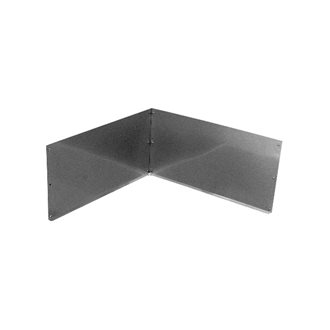 Two 24" Wall Guards & Corner Piece Stainless Steel