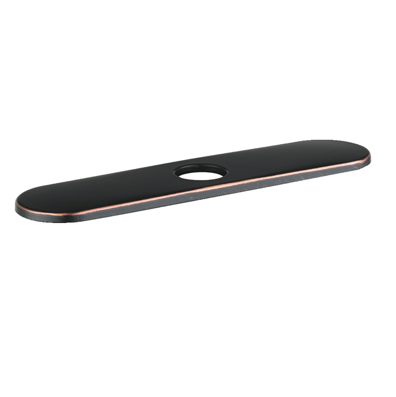 Base Plate 10" for 1-Hole Kitchen Faucets in Rubbed Bronze