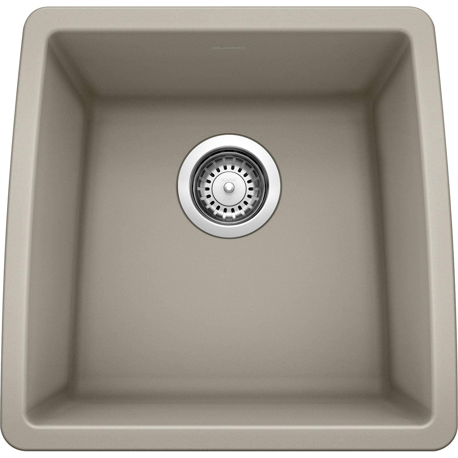 Performa 17-1/2x17x9" Single Bowl Bar Sink in Truffle
