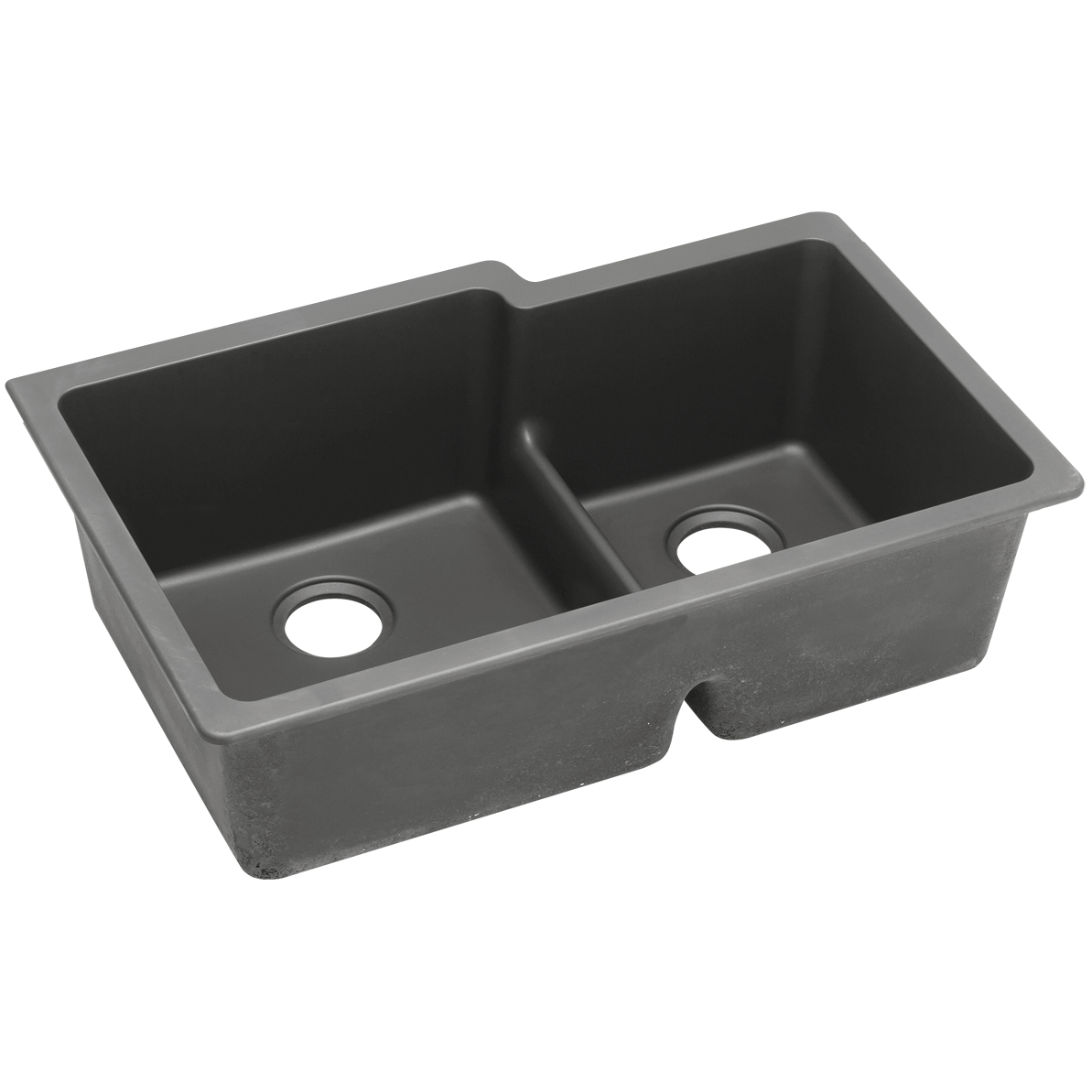 Quartz Classic 33x20-1/2x9-1/2" Double Bowl Sink Dusk Gray