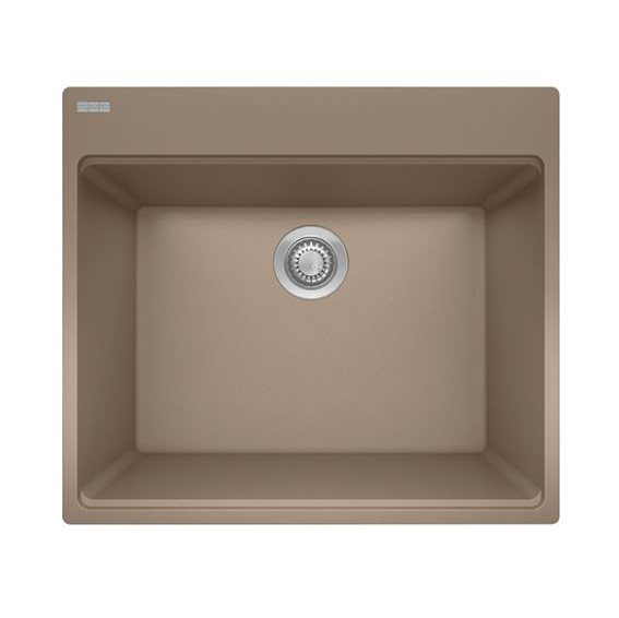 Maris 25x22x12" Dual Mount 1-Bowl Laundry Sink in Oyster