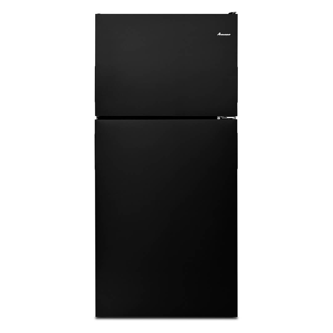 Amana 18.2 cu. ft. Top Freezer Refrigerator in Smooth Black