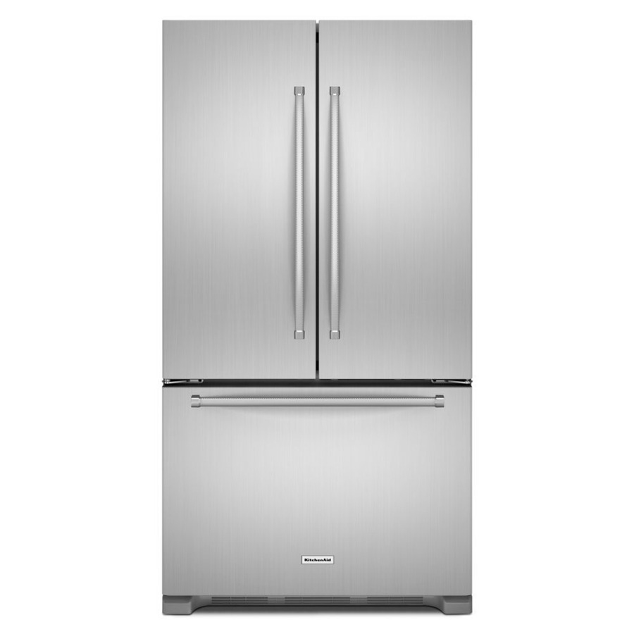 KitchenAid 20 cu ft 36" French Door Refrigerator in Stainless Steel