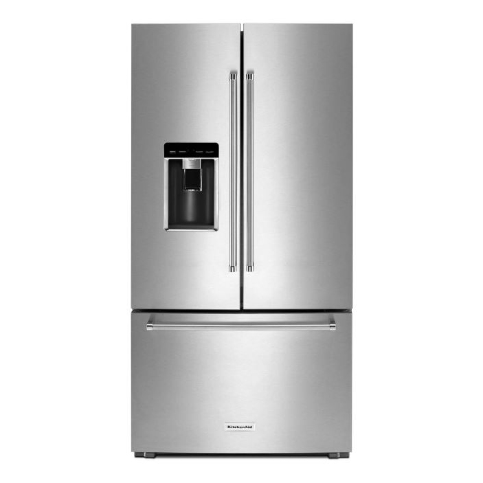 KitchenAid 23.8 cu ft 36" French Door Refrigerator in Stainless