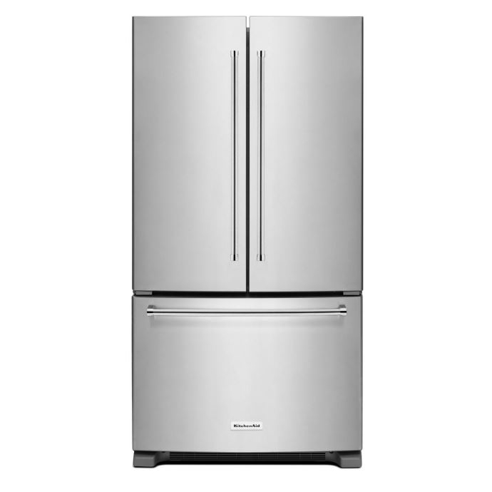 KitchenAid 25 cu ft 36" French Door Refrigerator in Stainless Steel