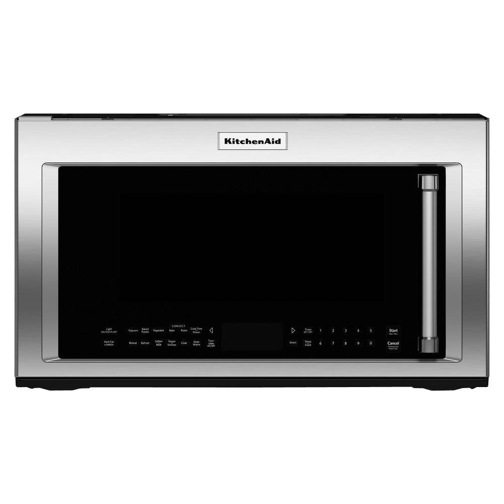 KitchenAid 1000W Convection Microwave Hood Combo in Stainless