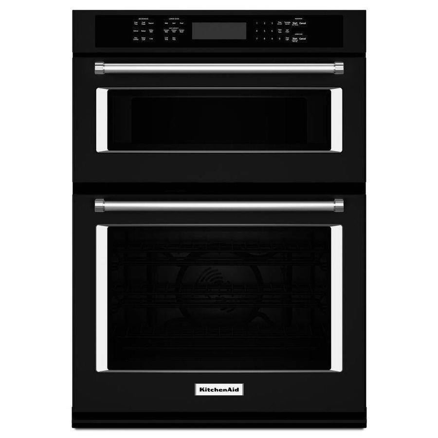 KitchenAid 30" Combo Wall Oven/Convection Oven in Black