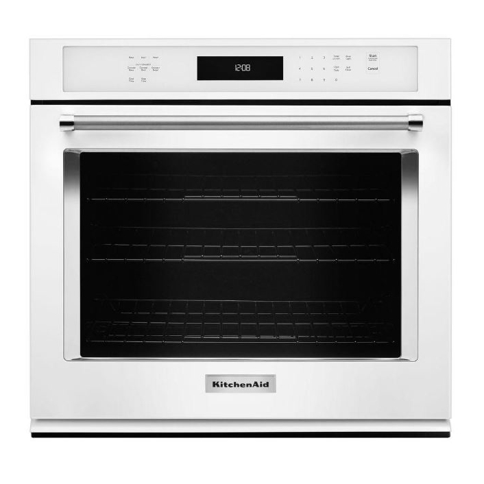 KitchenAid 30" Wall Oven w/Even Heat True Convection in White