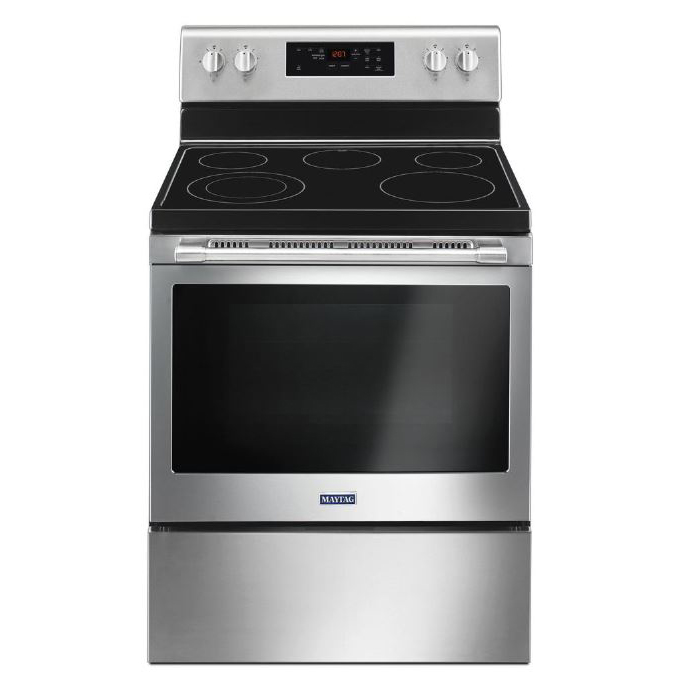 Maytag 30" Electric Range w/Shatterproof Cooktop in Stainless