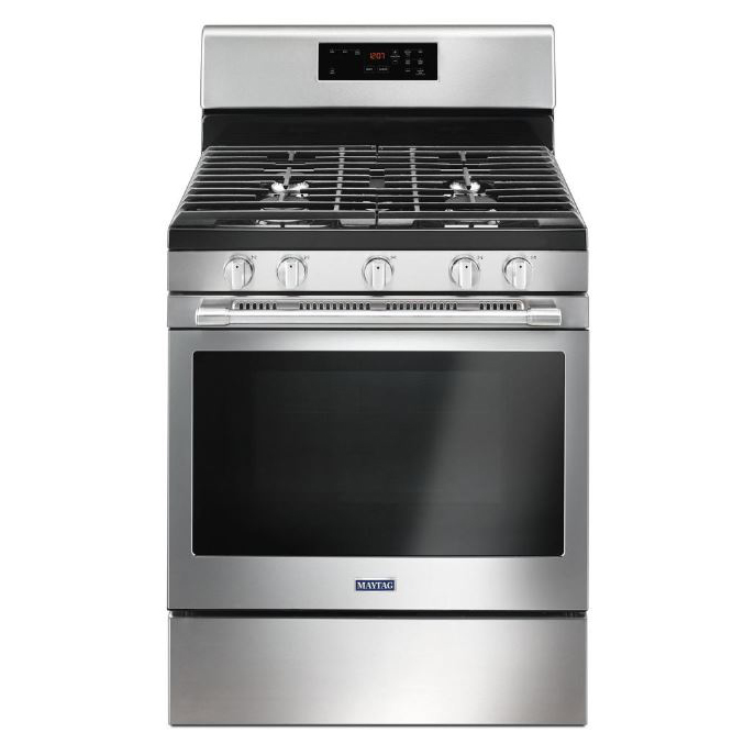 Maytag 30" Gas Range w/5th Oval Burner in Stainless Steel