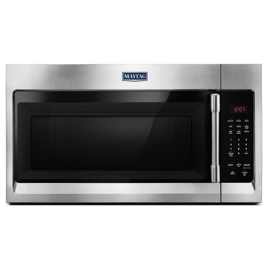 Maytag Compact Over-The-Range Microwave in Stainless Steel