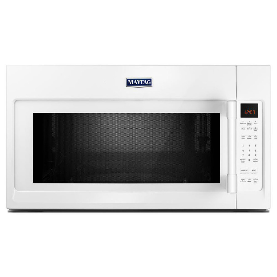 Maytag Over-The-Range Microwave w/Cooking Rack in White