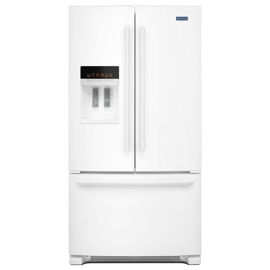 Maytag 36" 3 Door Refrigerator w/PowerCold in White