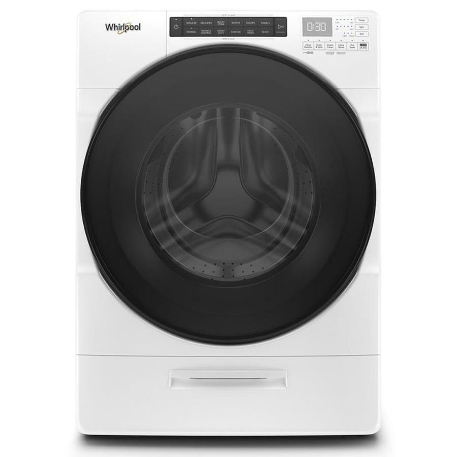 Whirlpool 4.5 cu ft Front Load Washer w/Load & Go in White