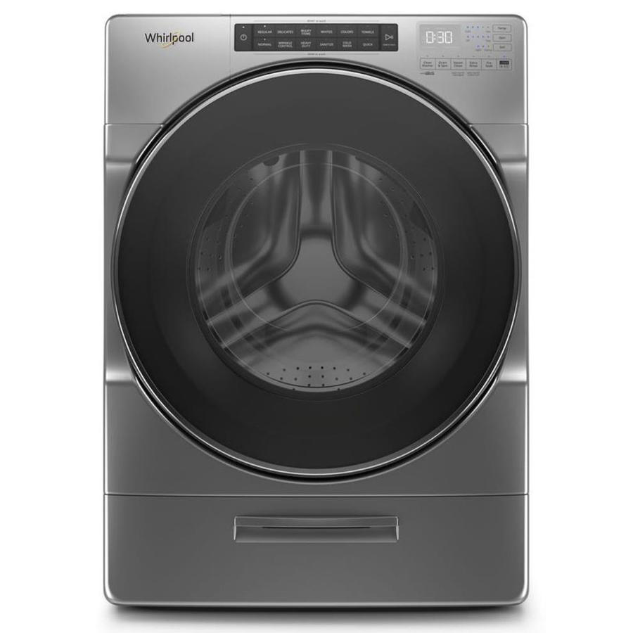Whirlpool 4.5 cu dt Front Load Washer w/Load & Go in Chrome