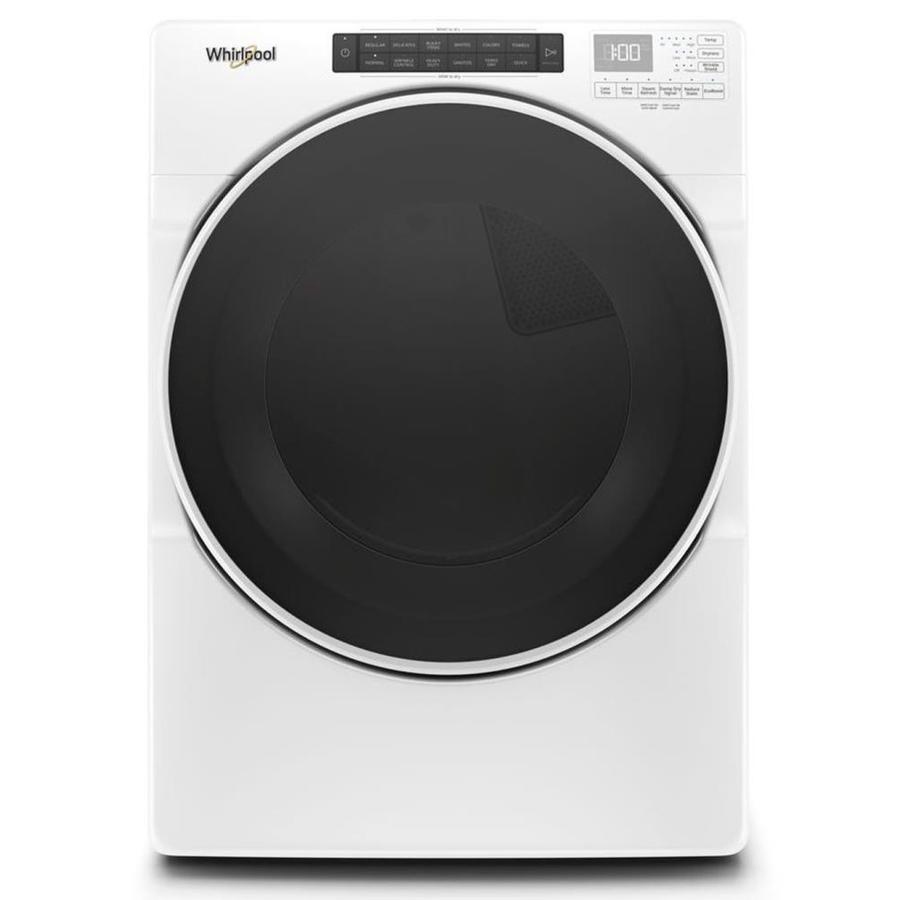 Whirlpool 7.4 cu ft Electric Dryer w/Steam Cycles in White