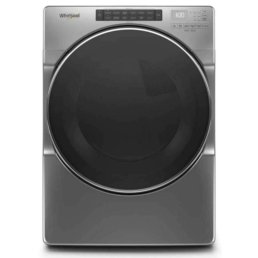 Whirlpool 7.4 cu ft Electric Dryer w/Steam Cycles in Chrome