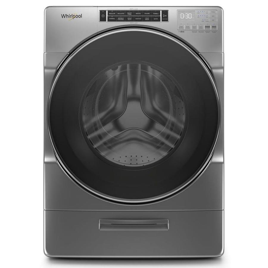 Whirlpool 5.0 cu ft Front Load Washer w/Load & Go in Chrome