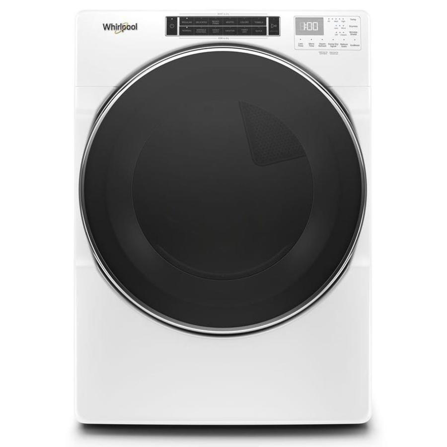 Whirlpool 7.4 cu ft Front Load Electric Dryer w/Steam in White