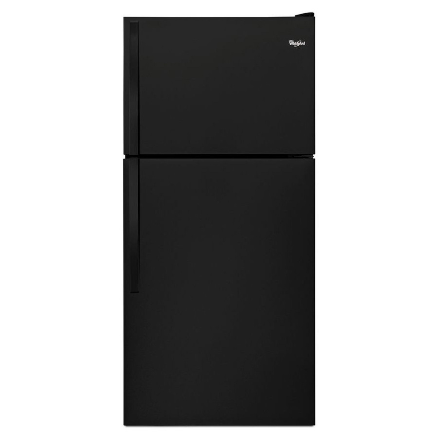 Whirlpool 30" Top Freezer Refrigerator in Black