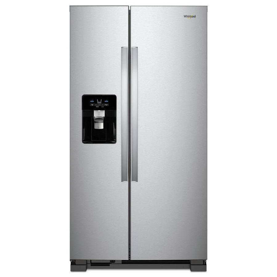 Whirpool 33" Side-by-Side Refrigerator in Stainless Steel