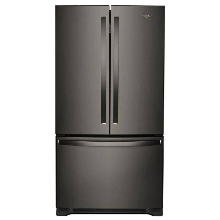 Whirlpool 36" Side-by-Side w/Water Dispenser in Black Stainless
