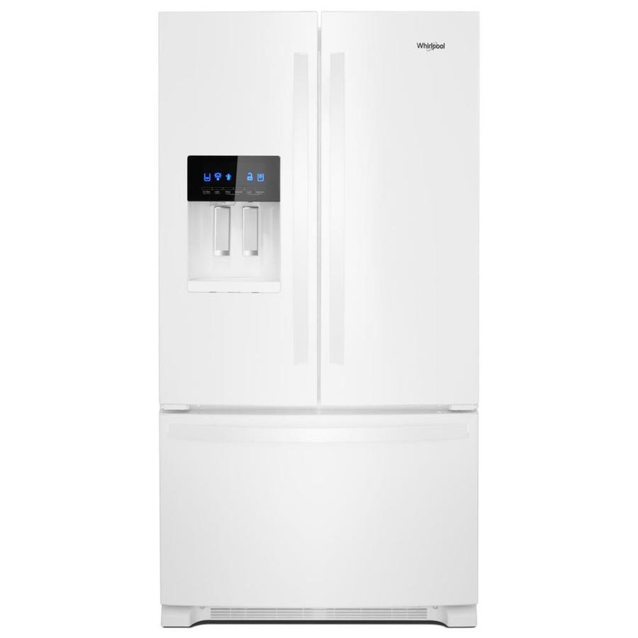 Whirlpool 36" Wide French Door Refrigerator in White