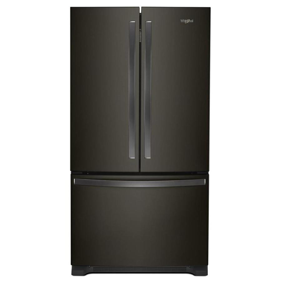 Whirlpool 36" Counter Depth French Door Refrigerator in Black Stainless