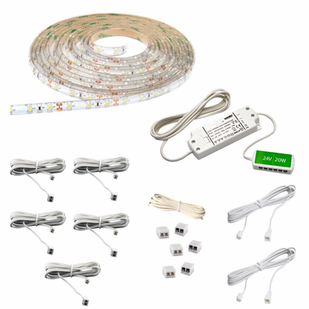 Flexible LED Strip Light Kit 16.4' Cool White