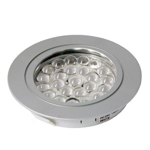 HD LED Puck Light Warm White Aluminum