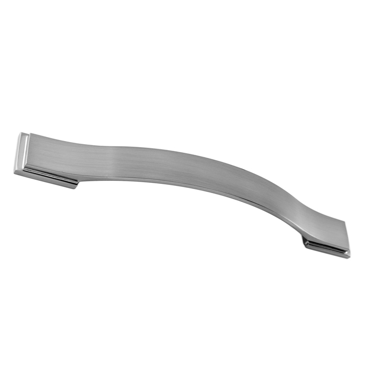 Architectural Smooth 3-1/2" Pull in Satin Nickel