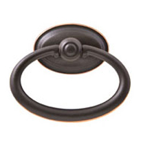 Oval 2-1/2" Ring Pull in Oil Rubbed Bronze
