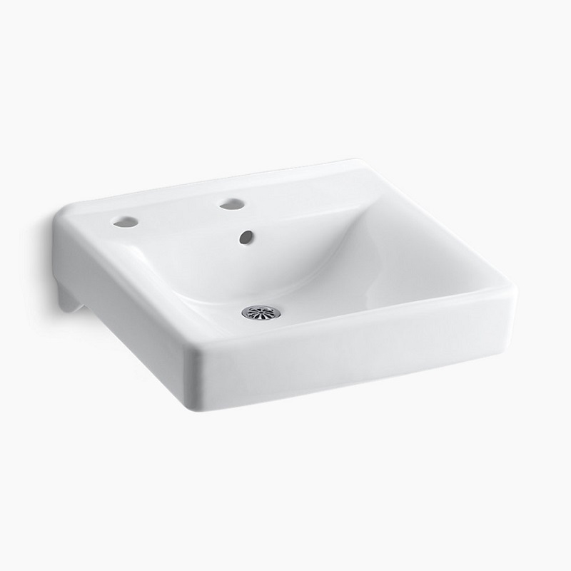 Lav Sink K-2084-L w/Left Hand Soap Dispenser Hole Commercial White