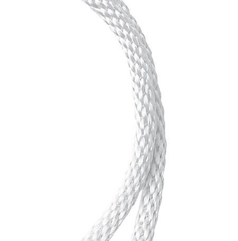Rope #4 (1/8") Solid Braid Nylon White