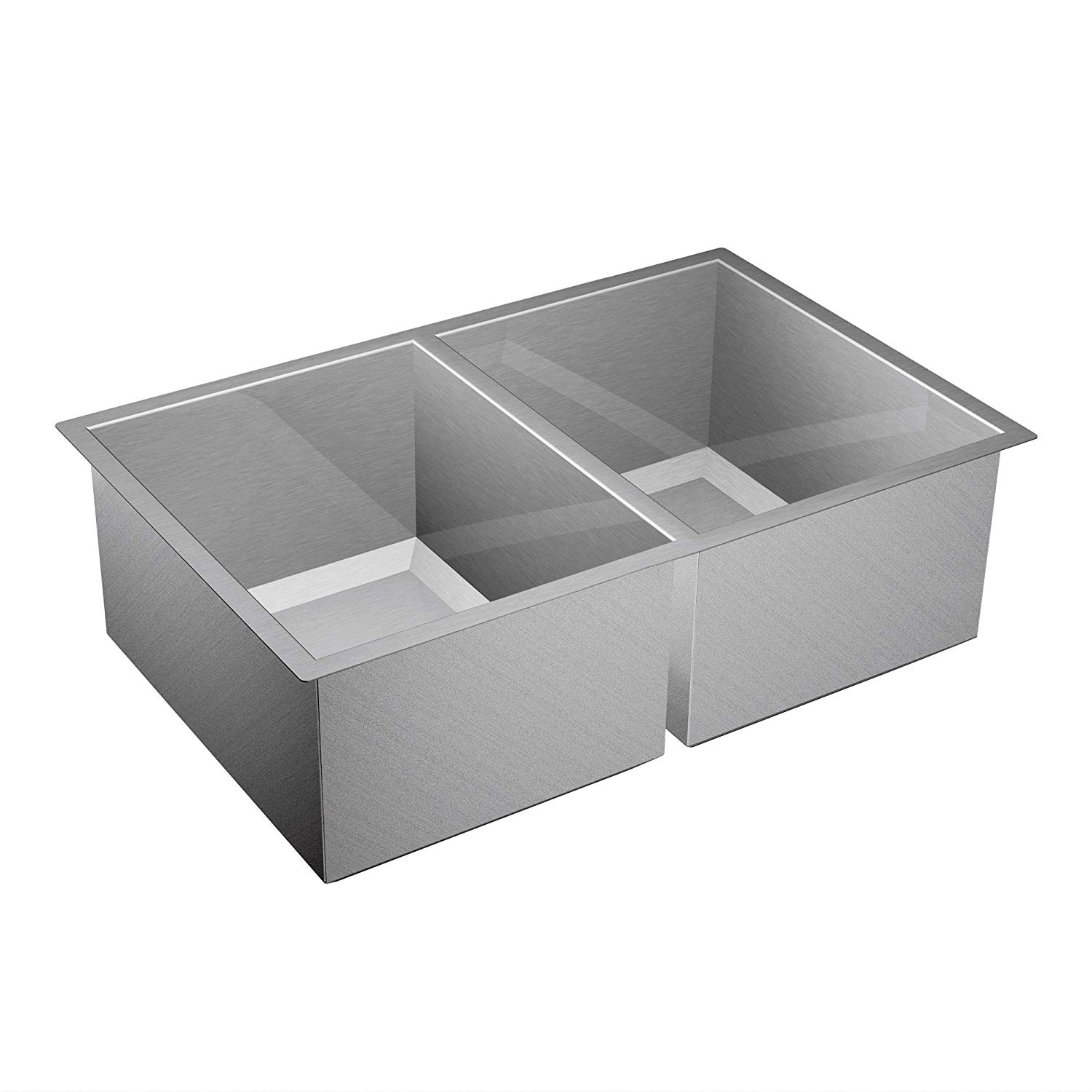 1600 Series 31x20x10" Stainless Steel Double Bowl Sink